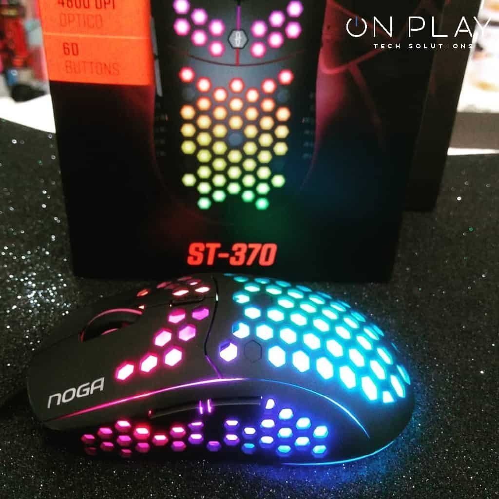 Mouse Gamer NOGA ST-370 Optico RGB 4800 DPI