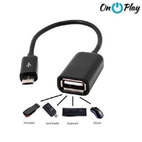 CABLE ADAPTADOR OTG MICRO USB V8
