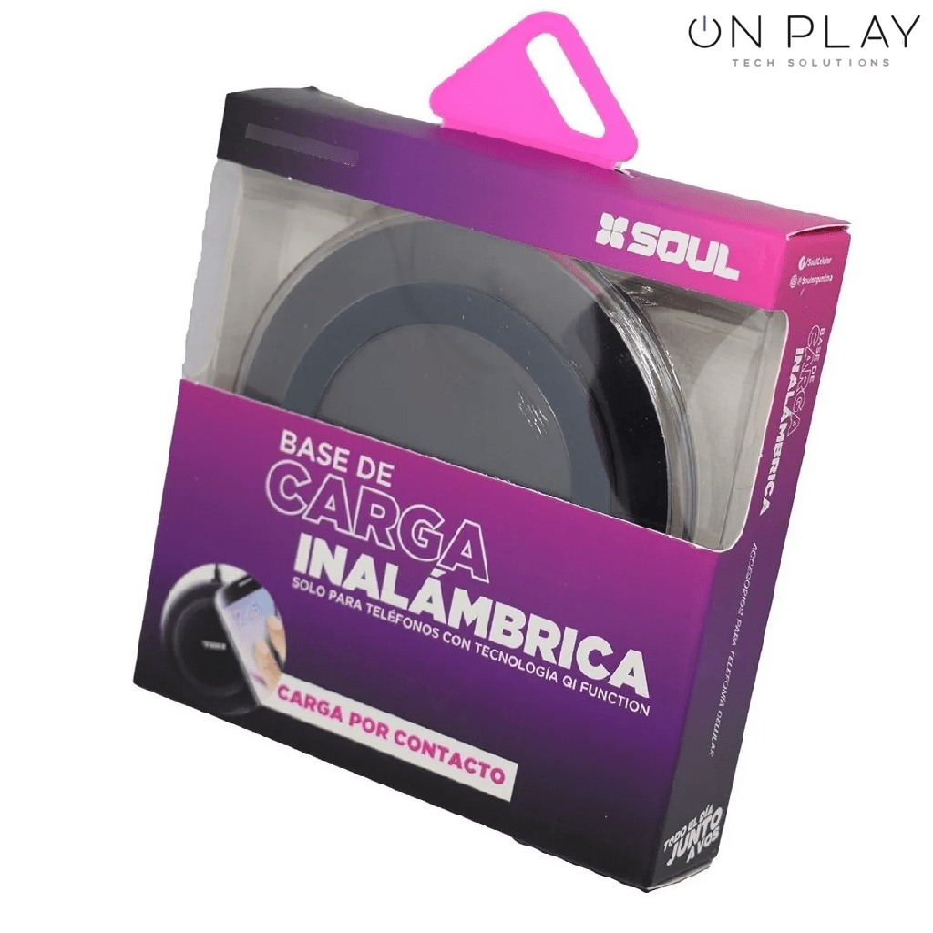 BASE DE CARGA INALAMBRICA SOUL 5V 2A PDS-L13FC
