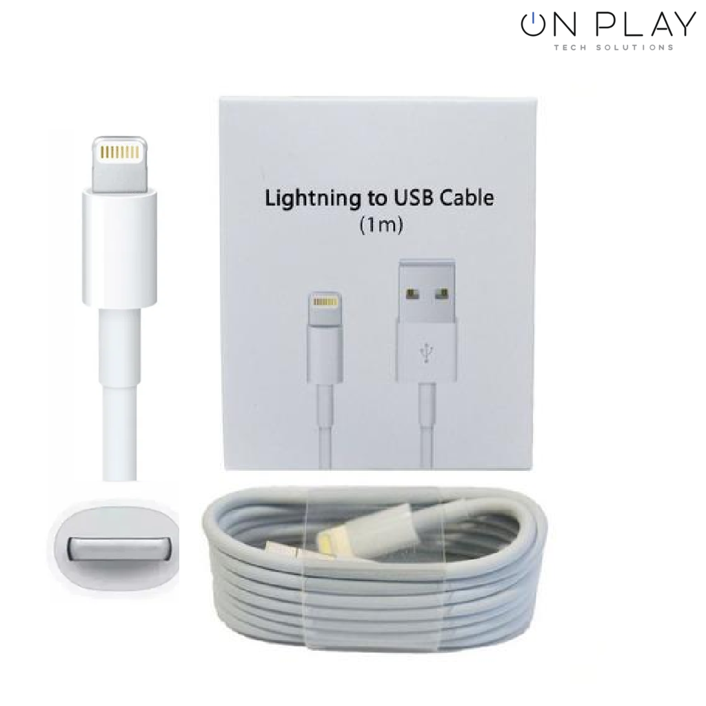 CABLE USB IPHONE LIGHTNING 5 6 7 8 X 11 12 13 Réplica 1A Carga lenta