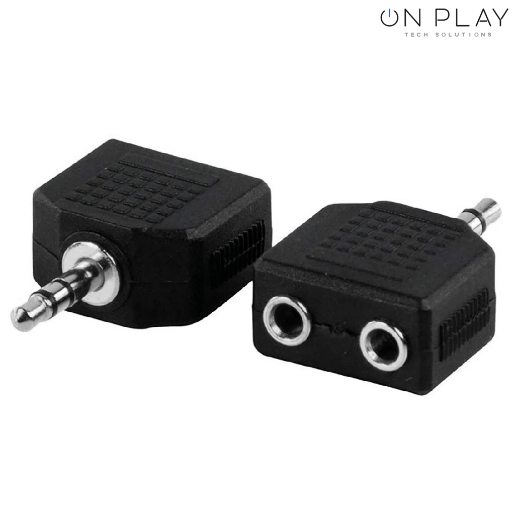ADAPTADOR AURICULARES 1 MACHO 2 HEMBRAS