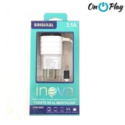 CARGADOR 220V ORIGINAL INOVA TRAVEL 3.1