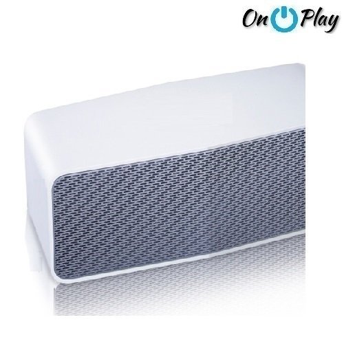 PARLANTE WIRELESS SPEAKER BOX HD GOMA BLANCO