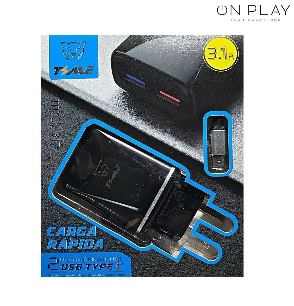CARGADOR SOUL 2.1 CARGA RAPIDA TIPO C 1 USB CVQ-CUSBT