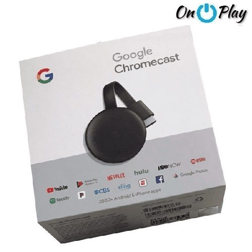 GOOGLE CHROMECAST 3 BLACK WIFI FULL HD TV