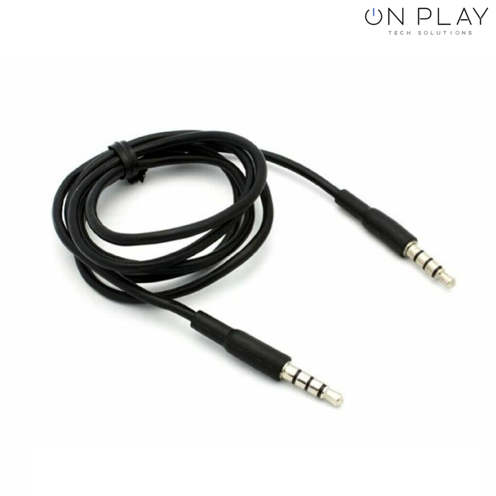 CABLE DE AUXILIAR 50 CENTIMETROS PLUG 3.5 A PLUG 3.5