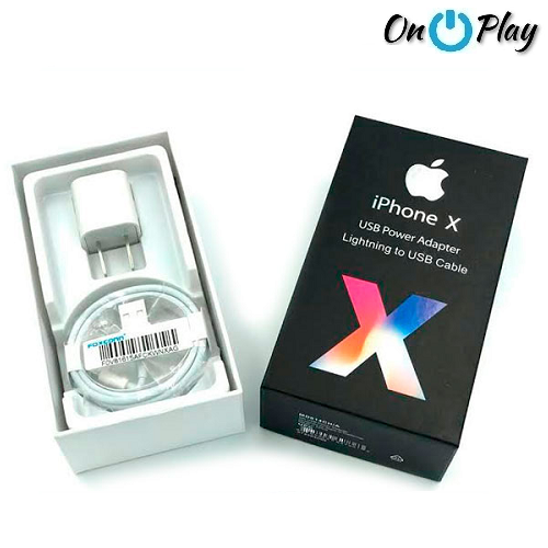 CARGADOR IPHONE X LIGHTNING BASE + CABLE