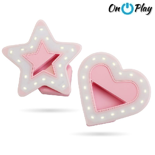 ARO LUZ SELFIE ESTRELLAS Y CORAZONES