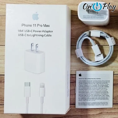 CARGADOR IPHONE CARGA RÁPIDA 20W REPLICA CON CABLE TIPO C LIGHTNING