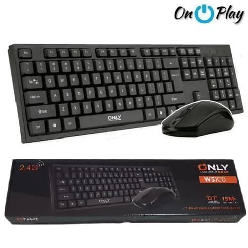 KIT MOUSE + TECLADO ONLY WS100 – WIRELESS