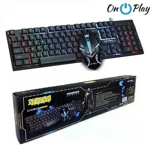 TECLADO + MOUSE NETMAK NEMESIS SERIE WARRIOR
