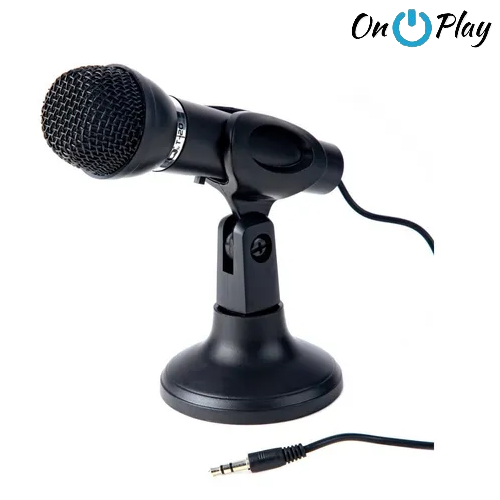 MICROFONO PC STREAMING BASE PIE BOTON MUTE DINAX HIFI