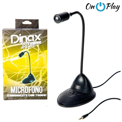 MICROFONO PC STREAMING BASE PIE BOTÓN MUTE DINAX XTREME