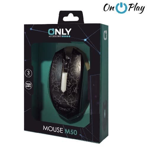 MOUSE GAMER RGB 1600 DPI ONLY M50