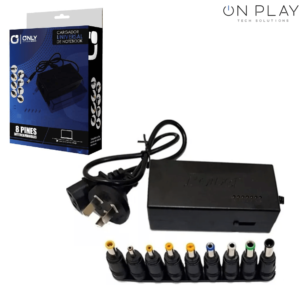 CARGADOR NOTEBOOK IBEK FUENTE CON SELECTOR DE VOLTAJE 8 PINES