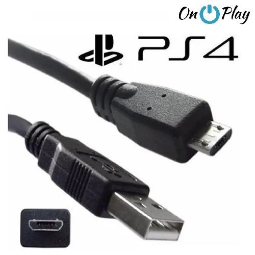 CABLE JOYSTICK PS4 DE CARGA DUALSHOCK MICRO USB 1.8 METRO