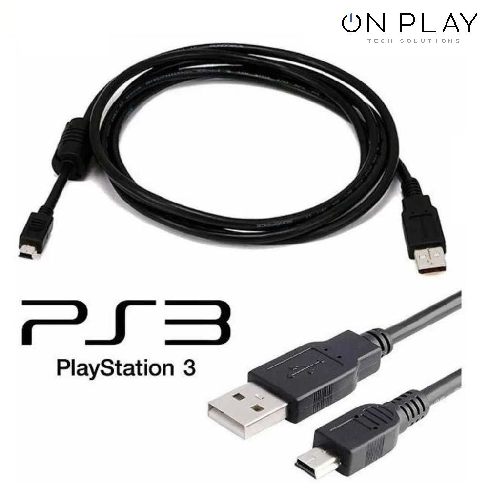 CABLE JOYSTICK PS3 DE CARGA V3 FAST CHARGE MINI USB 1.8 METRO