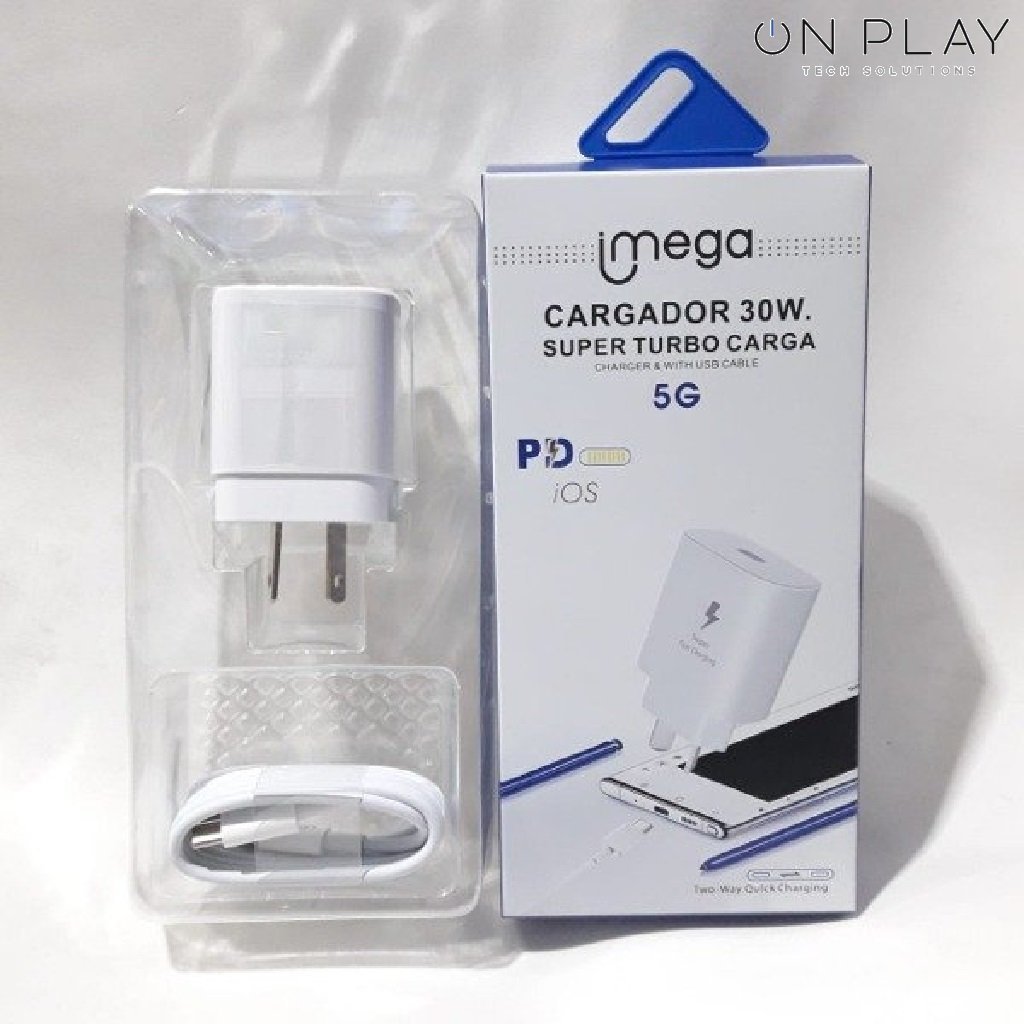 Cargador Super Power IMEGA 5G 30w Tipo-c Tipo-c