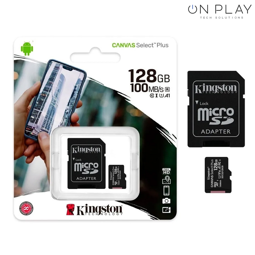 MEMORIA MICRO SD 128GB CANVAS SELECT PLUS 100MB/S