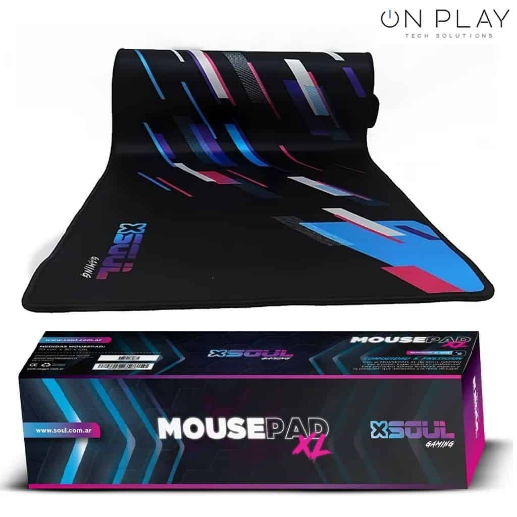 MOUSE PAD GAMER SOUL XL IMPERMEABLE 70CM X 30CM