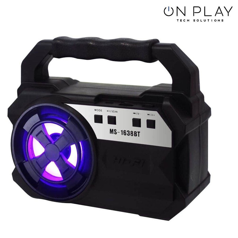 PARLANTE ONLY BLUETOOTH FM USB MICRO SD MS-1638 BT