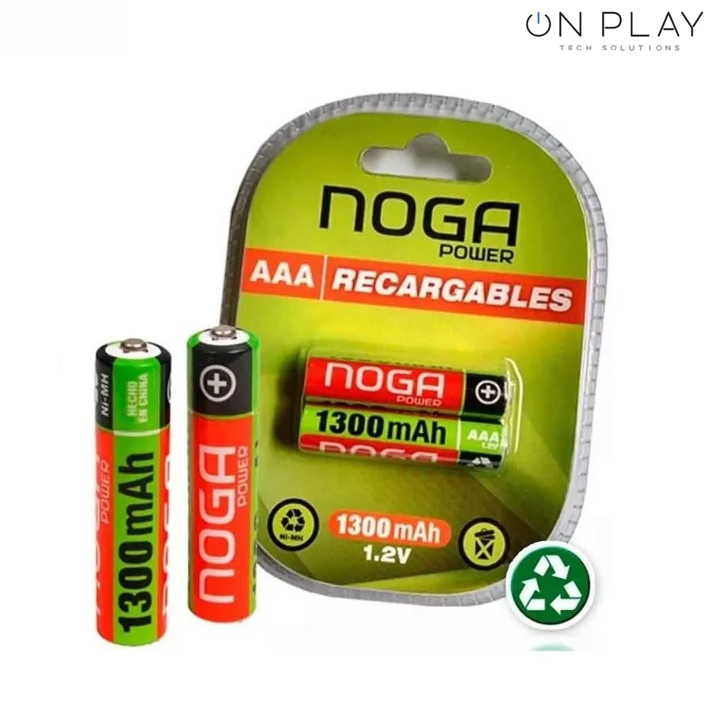 PILAS RECARGABLES NOGA AAA PACK X2 (PILAS CHICAS)