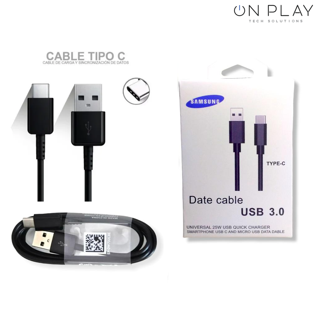 CABLE DE DATOS TURBO TIPO C PARA SAMSUNG USB 3.0