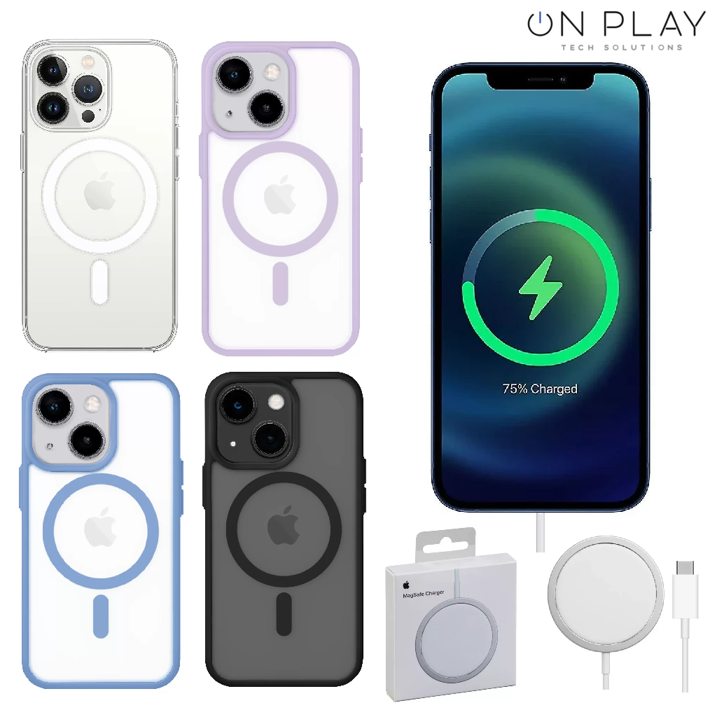 FUNDA SILICONA REFORZADA MagSafe Charger SOUL IPHONE 14 PRO MAX -