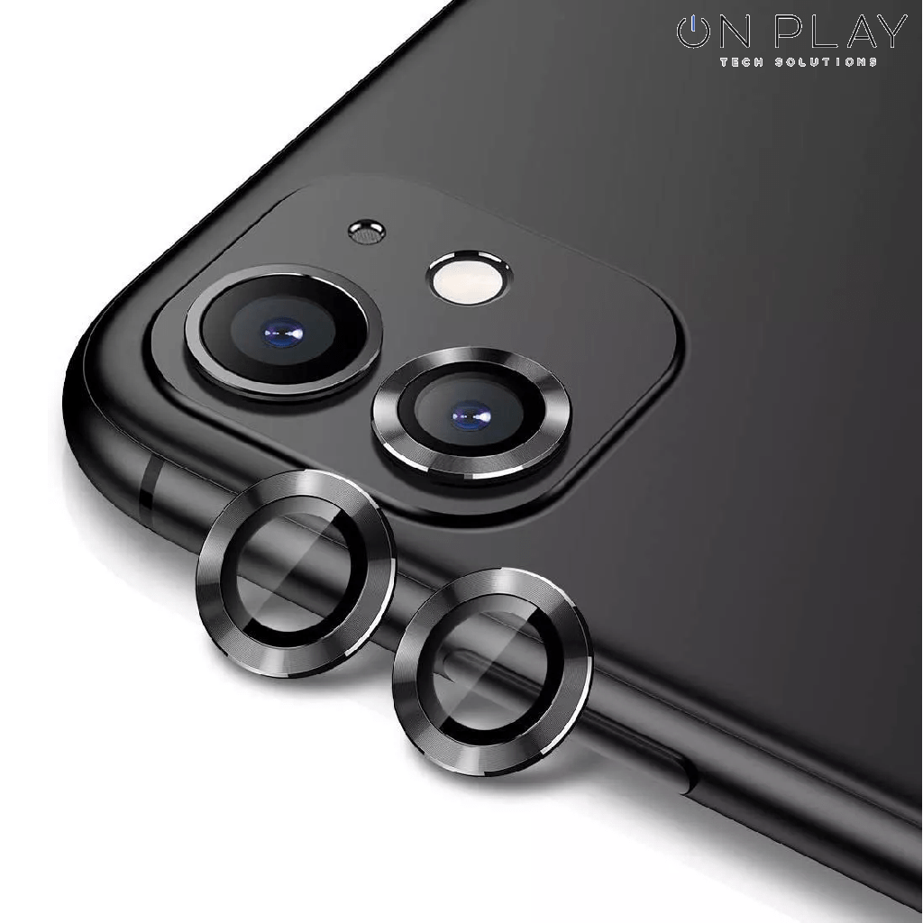 Vidrio para Camara Iphone 14 y 15 individual Aro de Aluminio