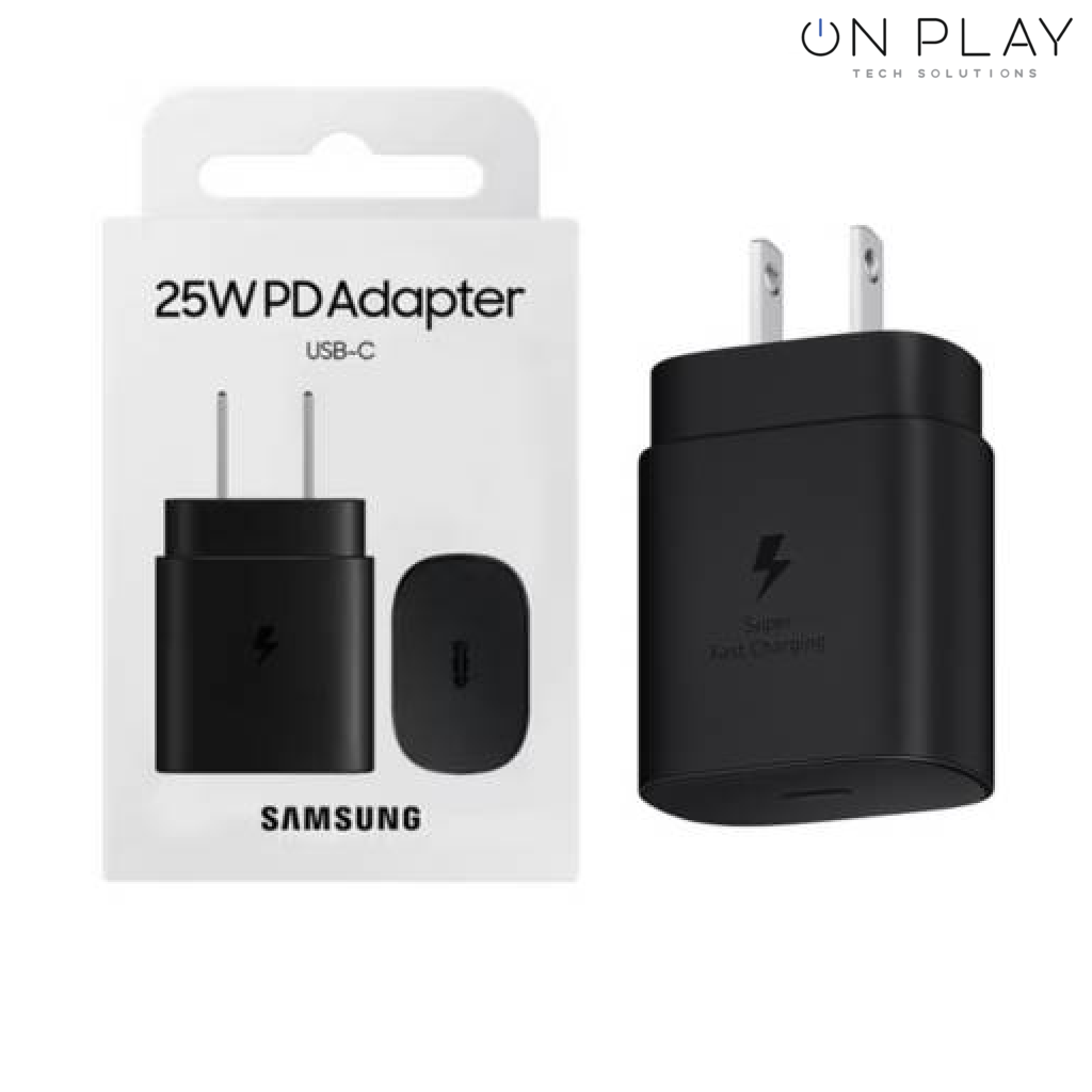 Cargador Samsung Tipo-C 25w Solo Base 3.0 Calidad Original