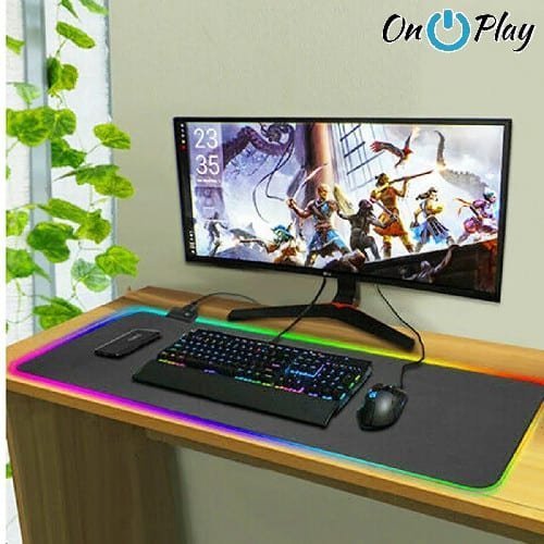 MOUSE PAD ONLY GAMING GODS RGB XL 800*300*4 MM