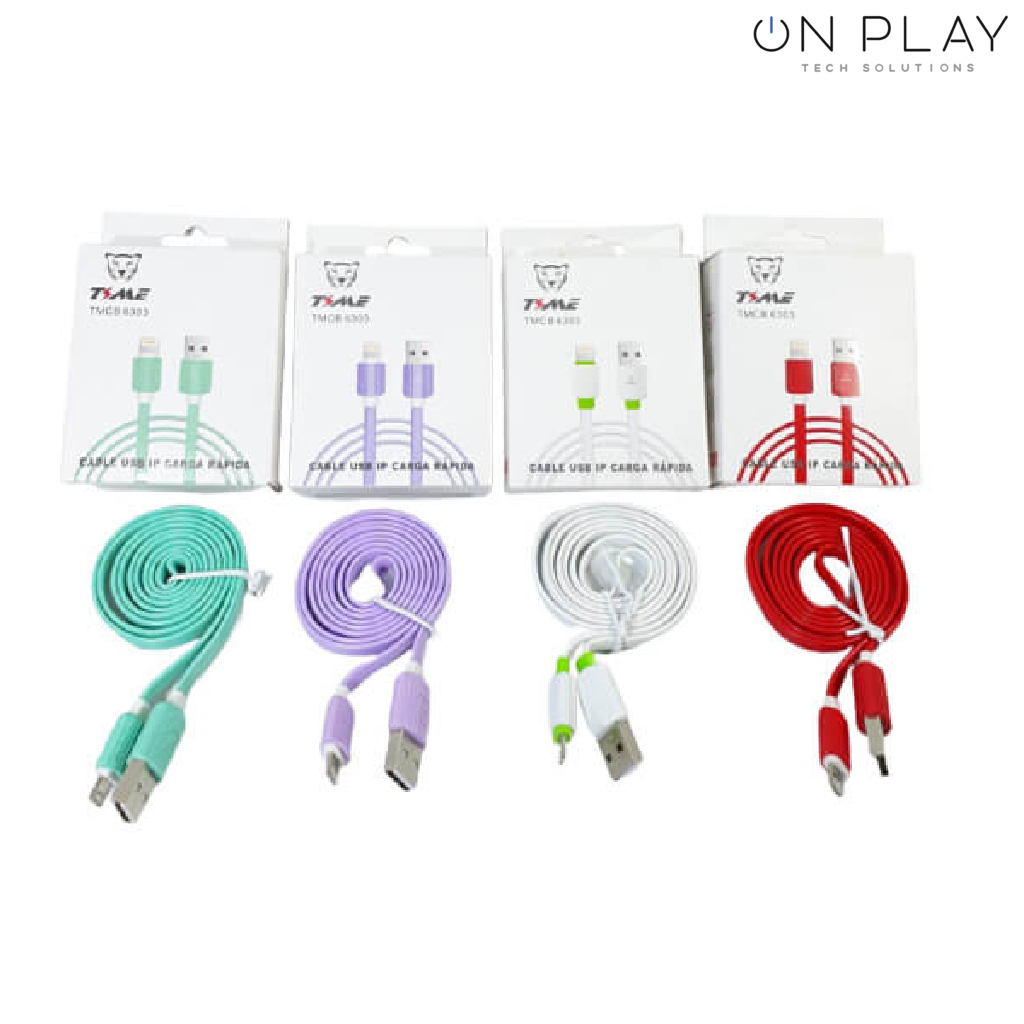 CABLE DE DATOS TIME 3.1 LIGHTNING PARA IPHONE