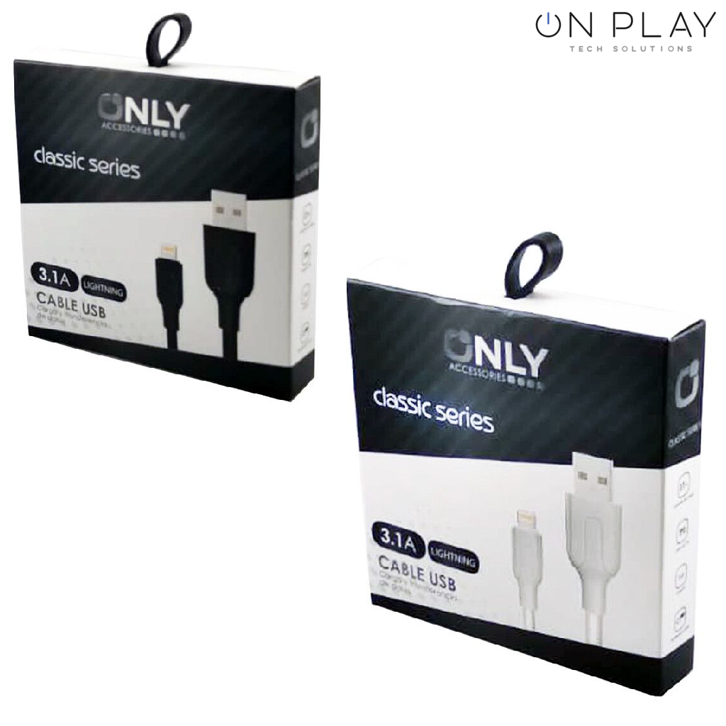 CABLE USB ONLY LIGHTNING 3.1A CLASIC SERIE MOD 49