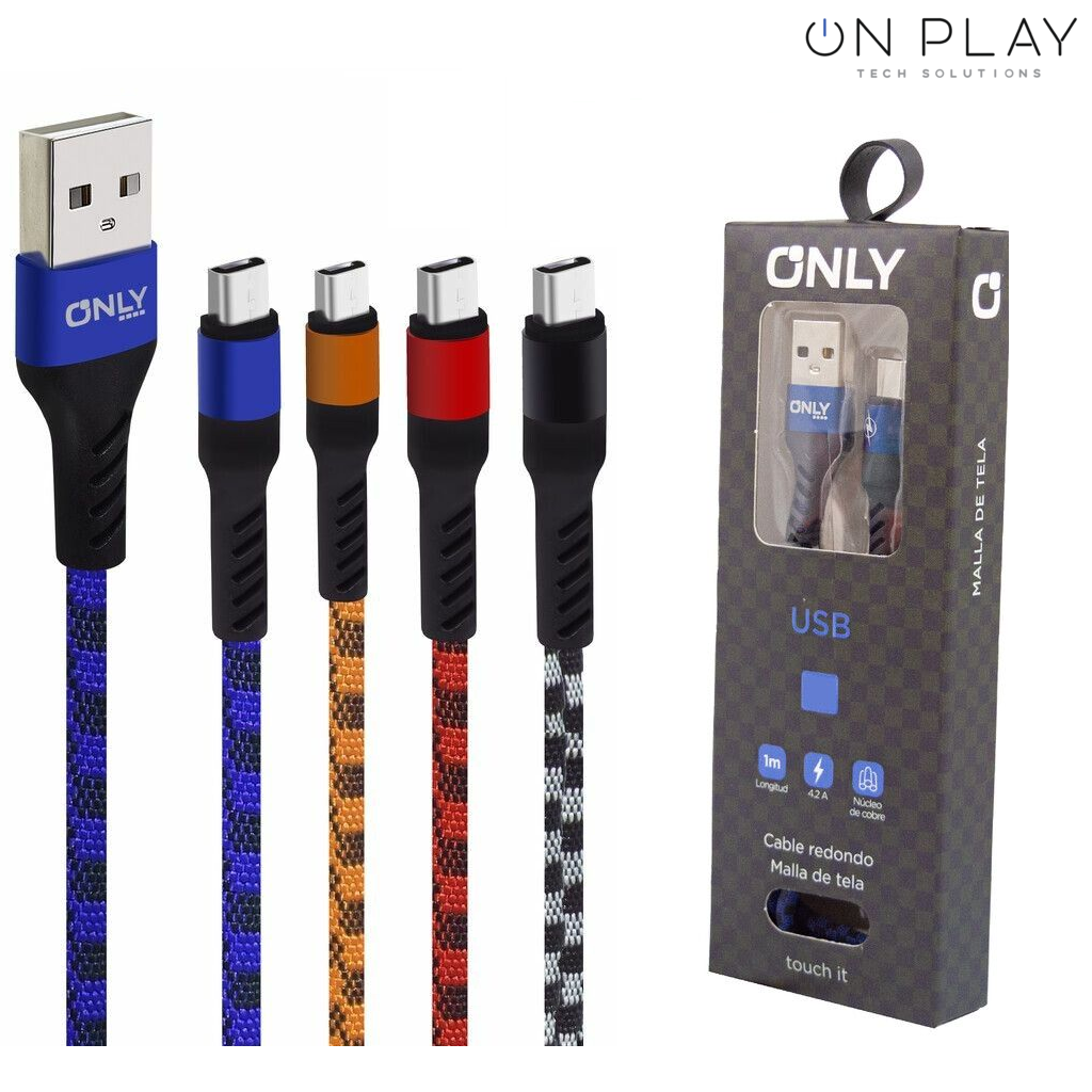 CABLE DE DATOS ONLY 2.4 MICRO USB MOD45