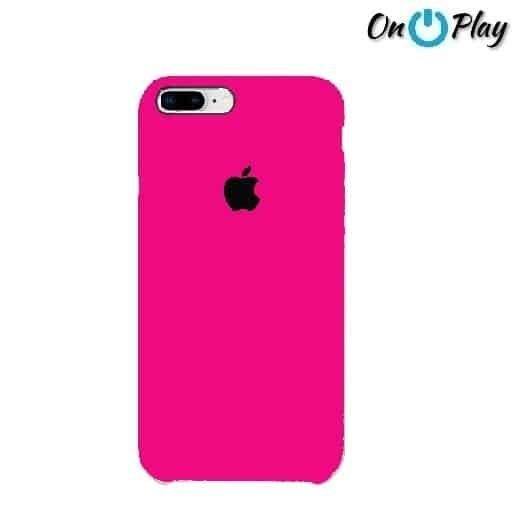 Funda Silicona Con Logo Apple Iphone 7 Plus 8 Plus -