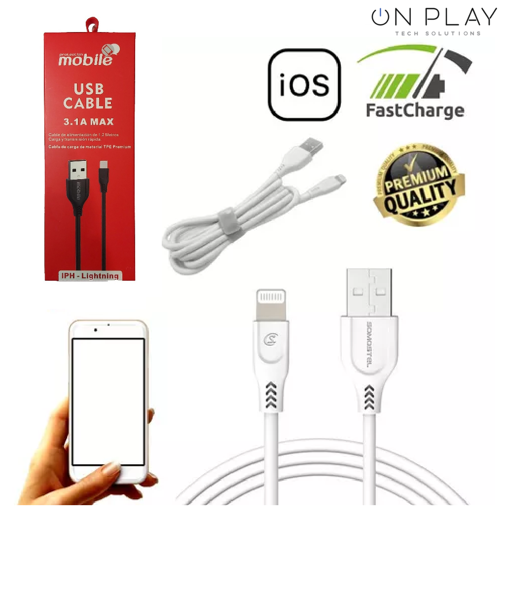 Cable de Datos 3.1A para Iphone Mobile J83 PM-USB-002