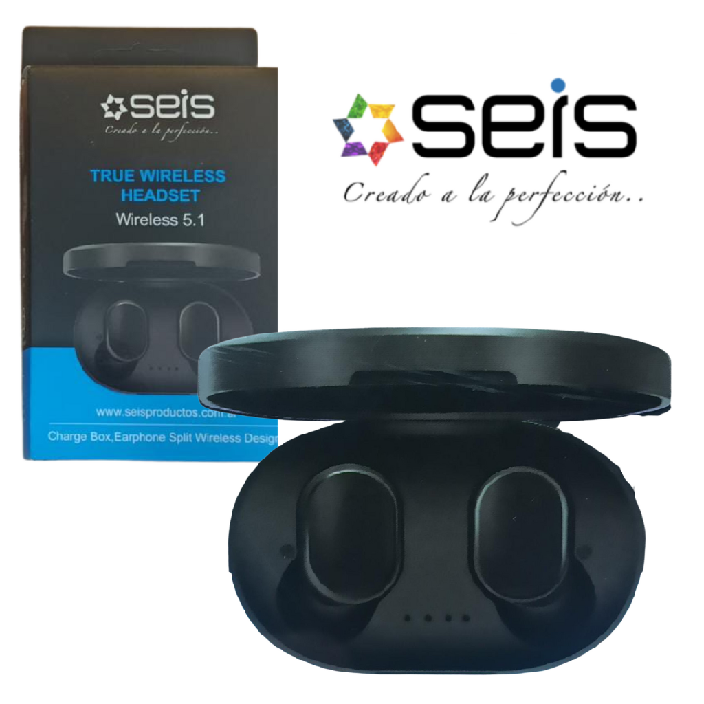 AURICULAR BLUETOOTH TRUE WIRELESS HEASET SEIS E6S