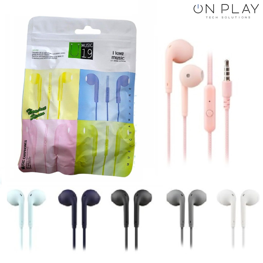 AURICULAR MUSIC U19 CON MANOS LIBRE EN BOLSA