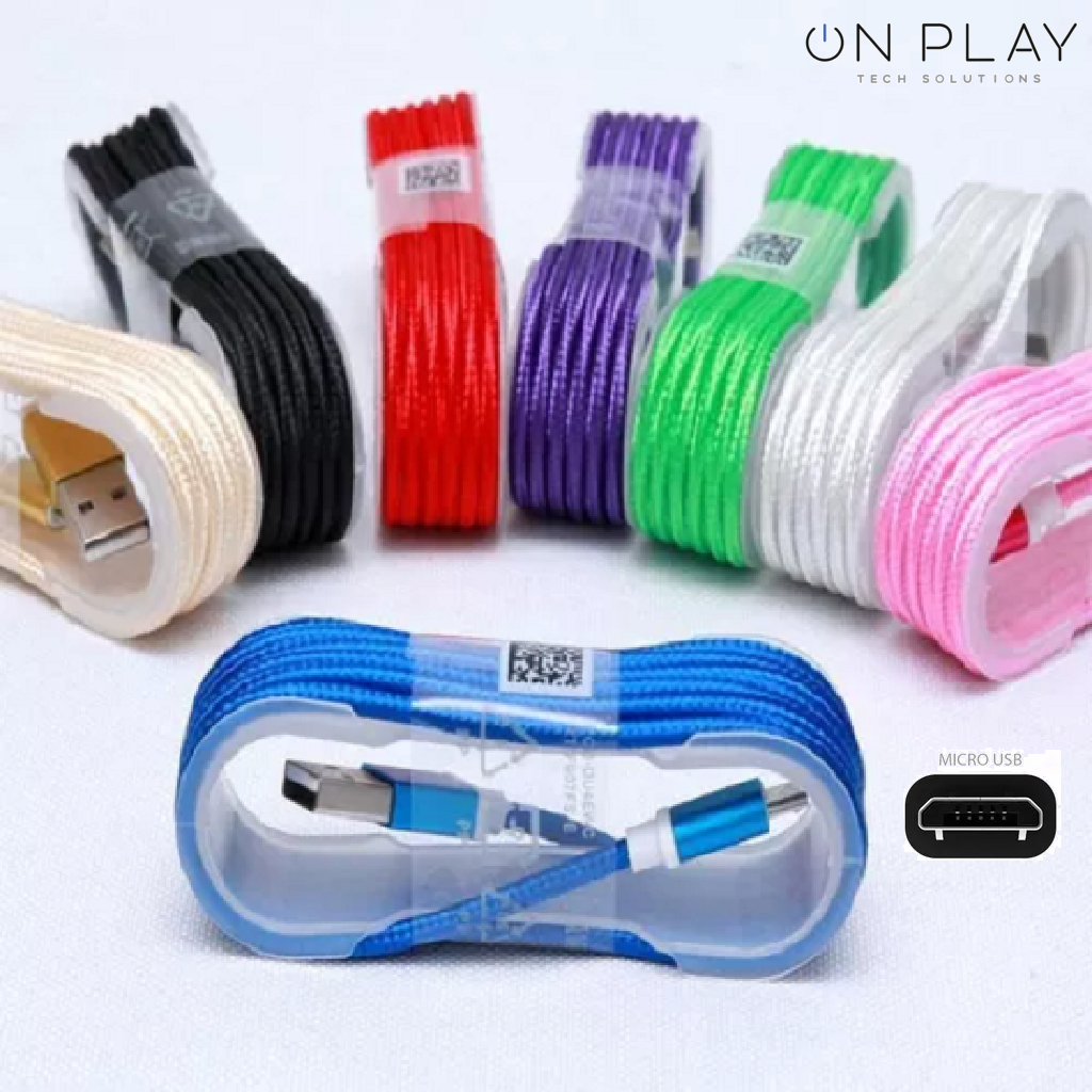 CABLE MICRO USB TELA REFORZADO GENERICO