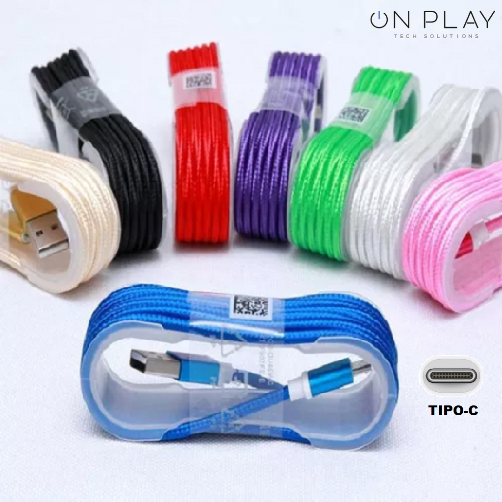 CABLE DE DATOS TIPO C TELA REFORZADO GENERICO