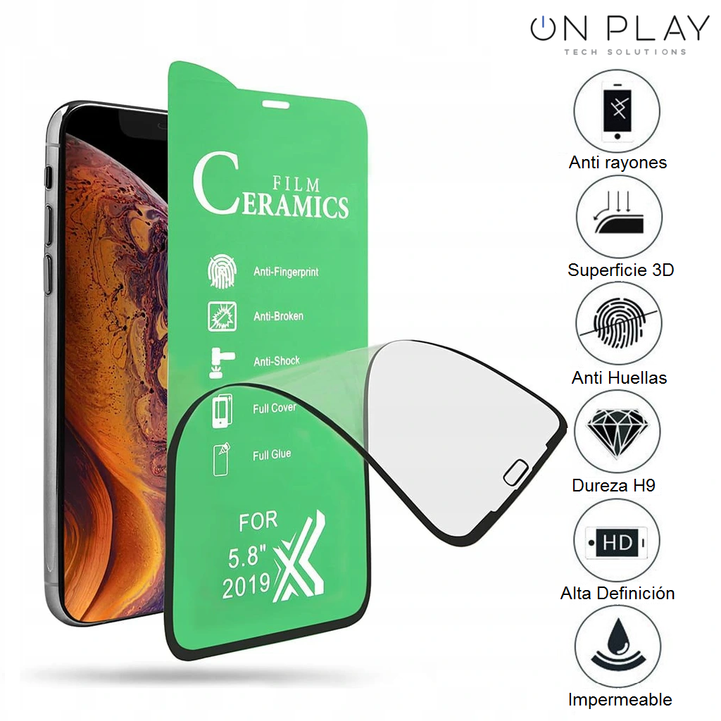 Vidrio Templado Film Mate Ceramico IPHONE -