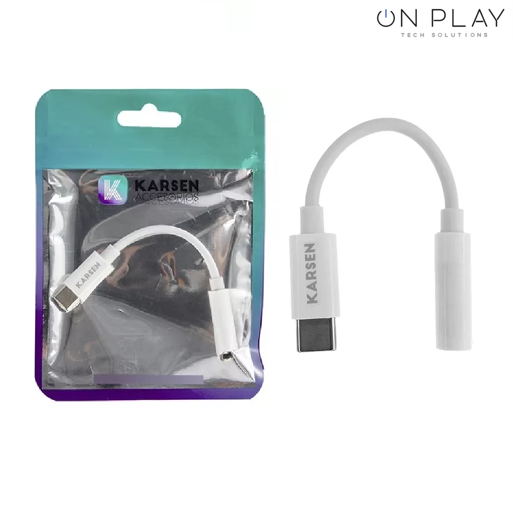 Adaptador Auricular Tipo-C a Jack de 3.5 KARSEN aux Samsung