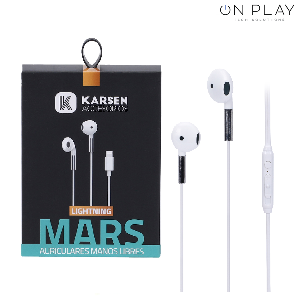 Auricular Karsen Mars para Iphone Lightning