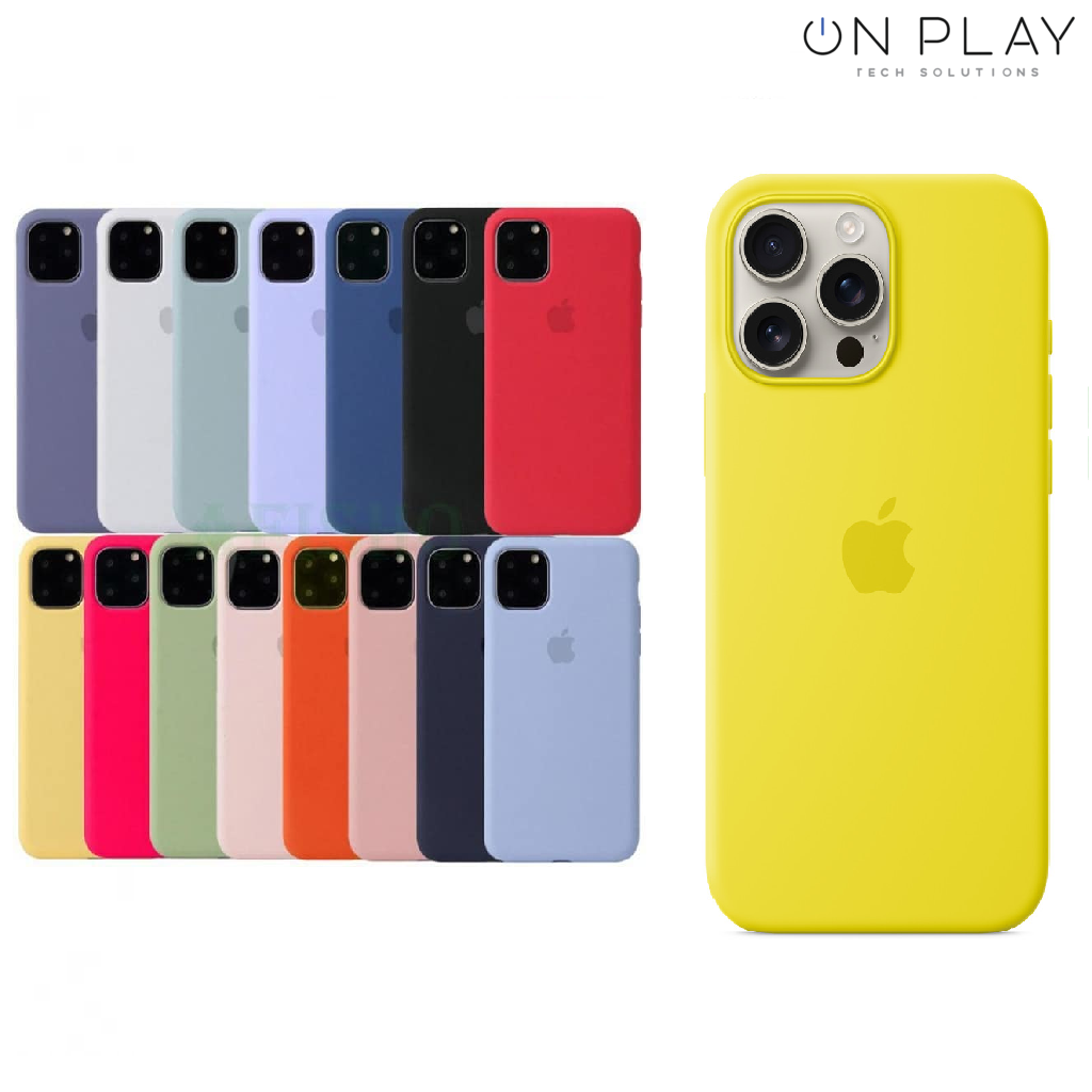 Funda Silicona Con Logo Apple Iphone 16 PRO MAX -