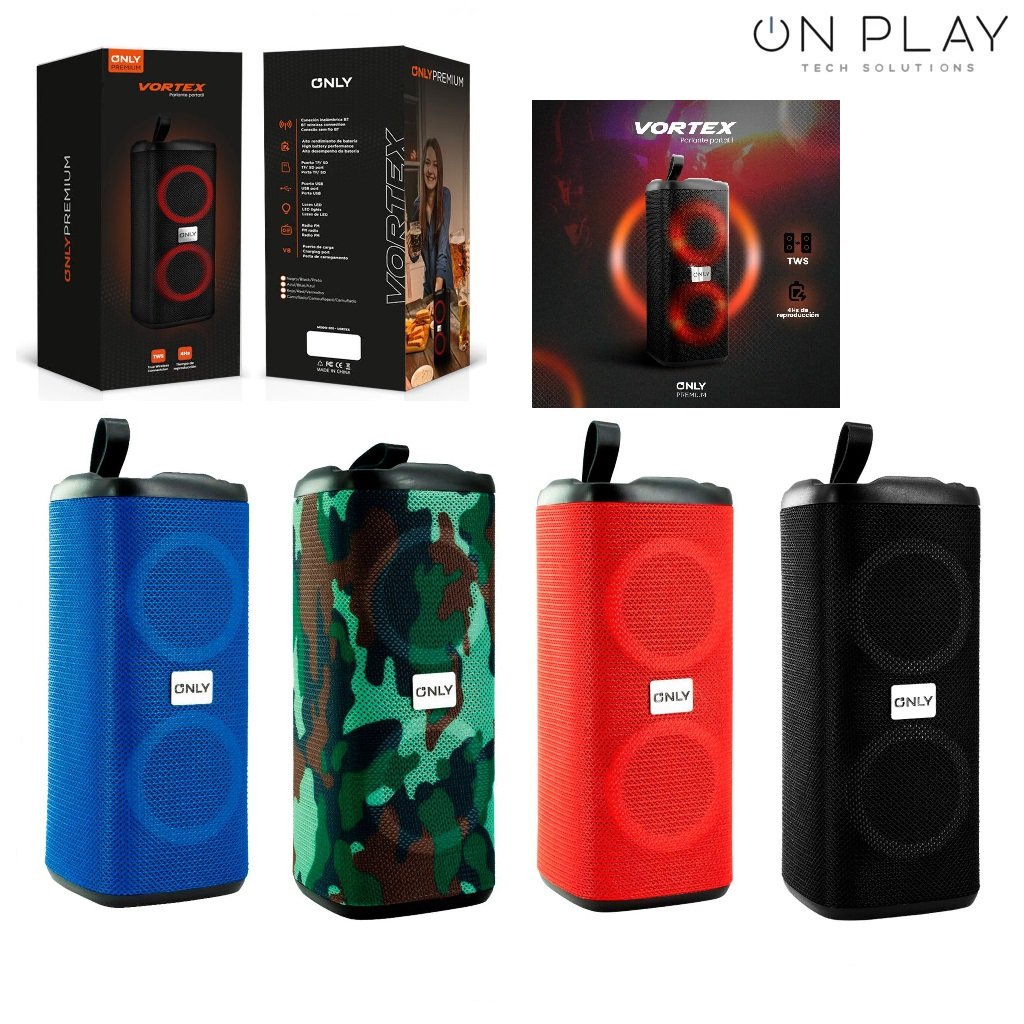 Parlante 3" XAEA VORTEX 6W 1200mAh