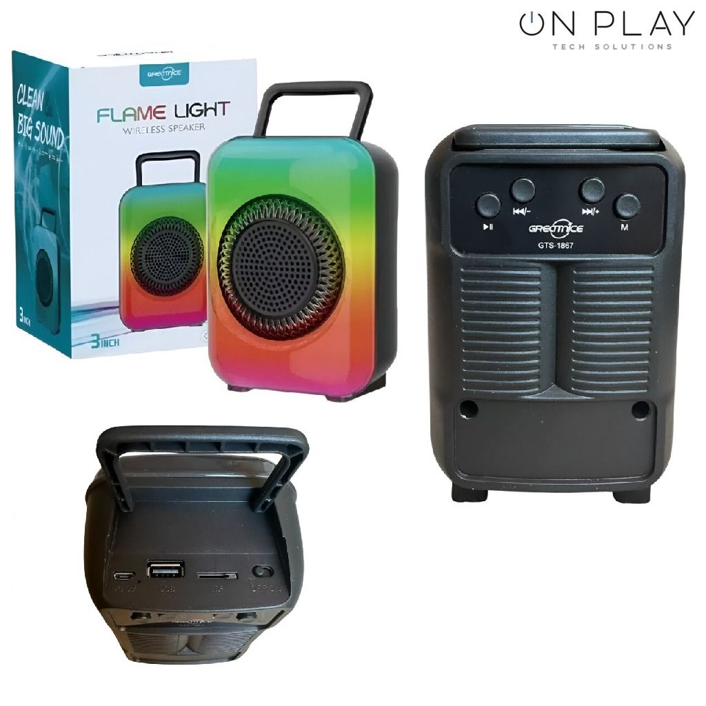Parlante 3" FLAME LICHT GTS-1867 Greatnice