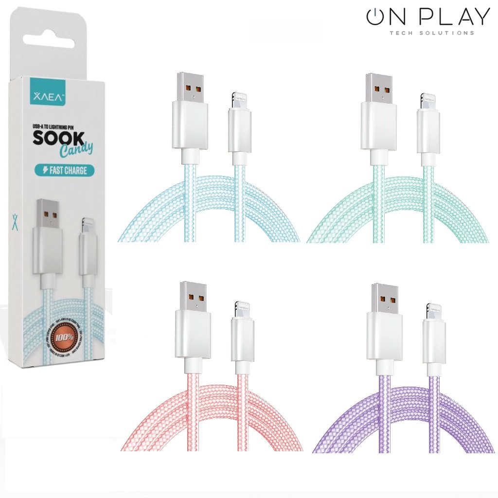 Cable de Datos XAEA SOOK CANDY LIGHTNING IPhone -