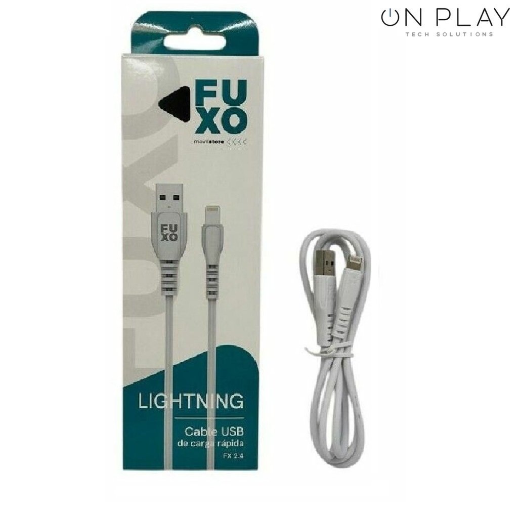 Cable de Datos FUXO iPHONE Lightnig FX 2.4A 1.2 metros