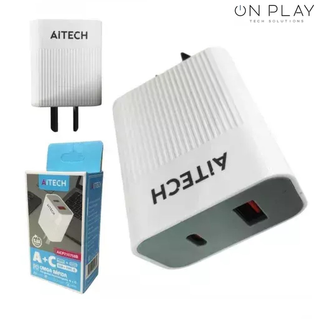 Base de Carga AITECH AICP210758B USB + PD 3.0 Tipo C 5.8A