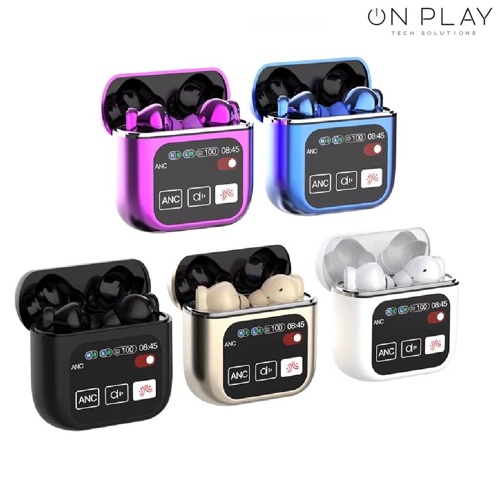 Auriculares Inalámbricos SE-60 con Pantalla Táctil Cancelación de Ruido ANC ENC